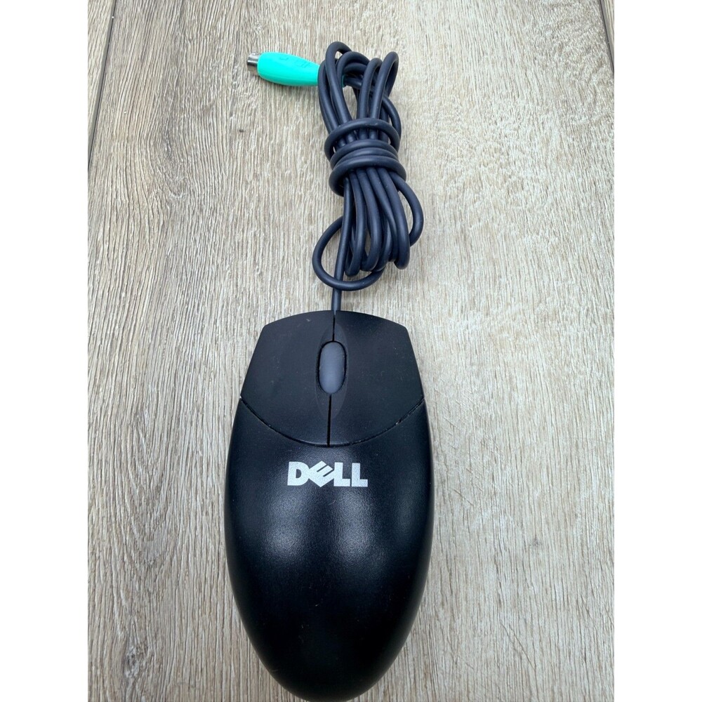 Dell Logitech Black PS/2 Scroll wheel Wired Tracking Ball Mouse (M-S69, M071KC)